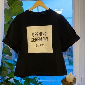 Opening Ceremony short sleeve sweater